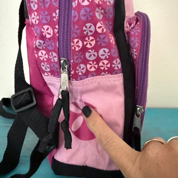 Vintage 2001 Y2K Powerpuff Girls Pink Mini Backpack Cartoon Network - Picture 3 of 11